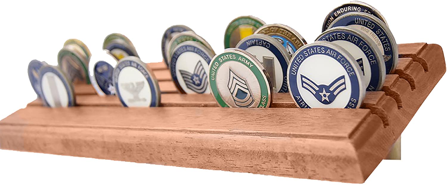 how to display challenge coins