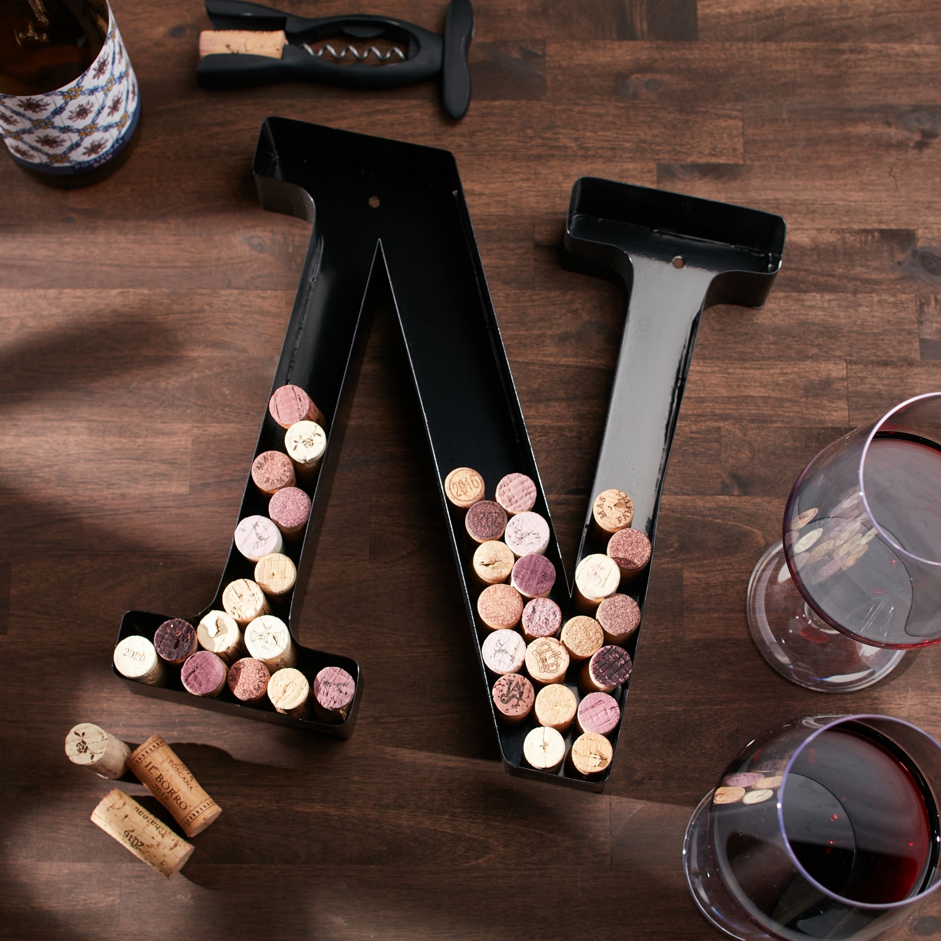 Wine Cork Holder Wine Cork Holder Letters and Symbols