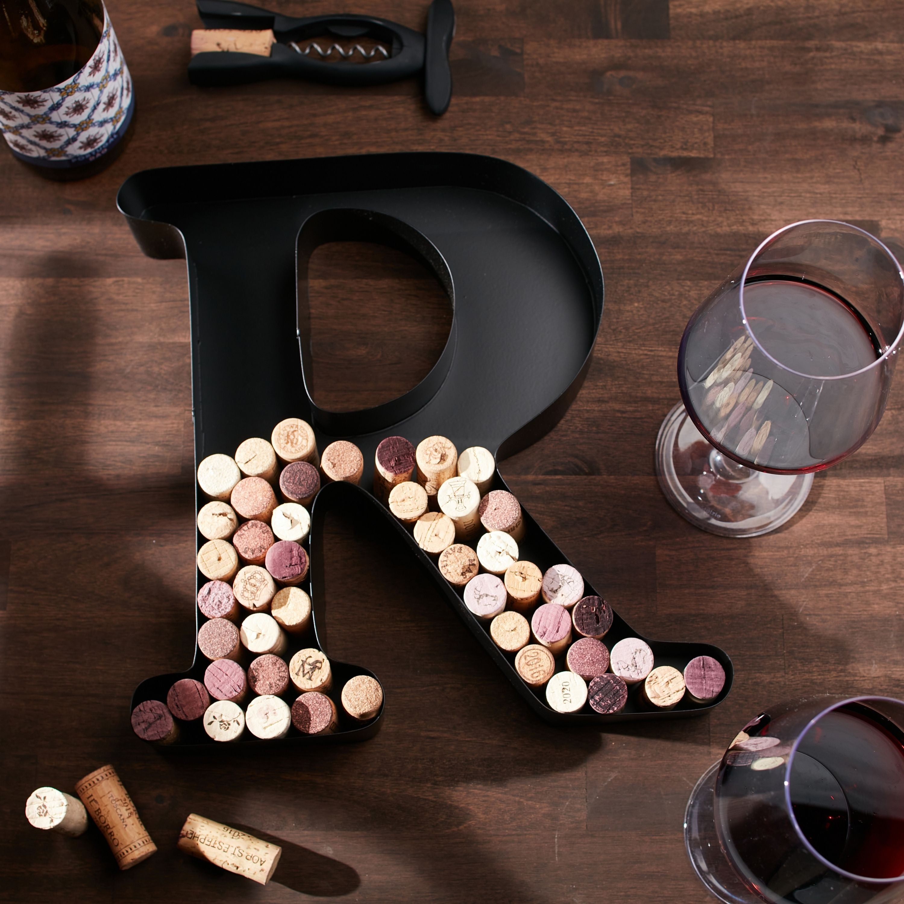 Wine Cork Holder Wine Cork Holder Letters and Symbols