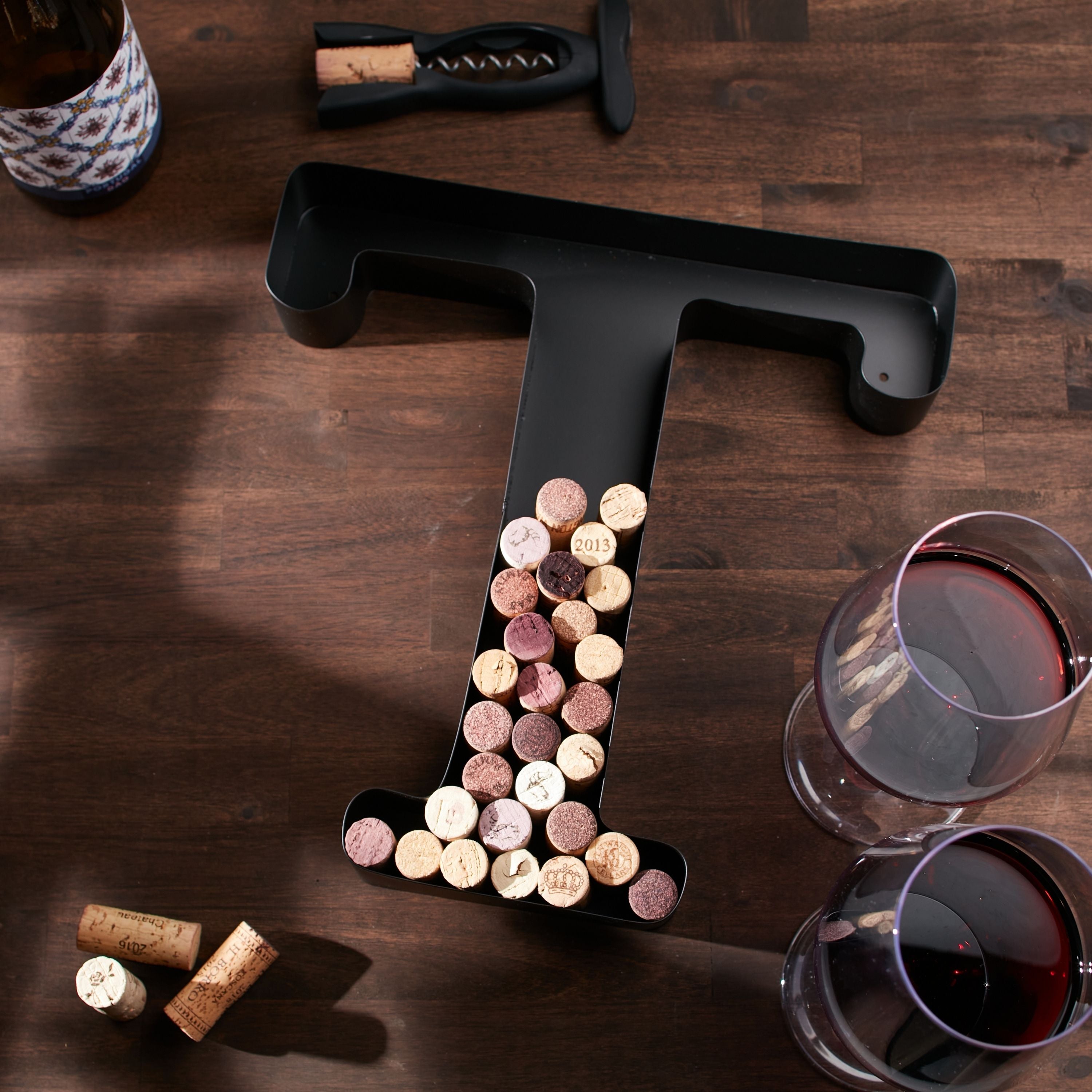 Wine Cork Holder Wine Cork Holder Letters and Symbols