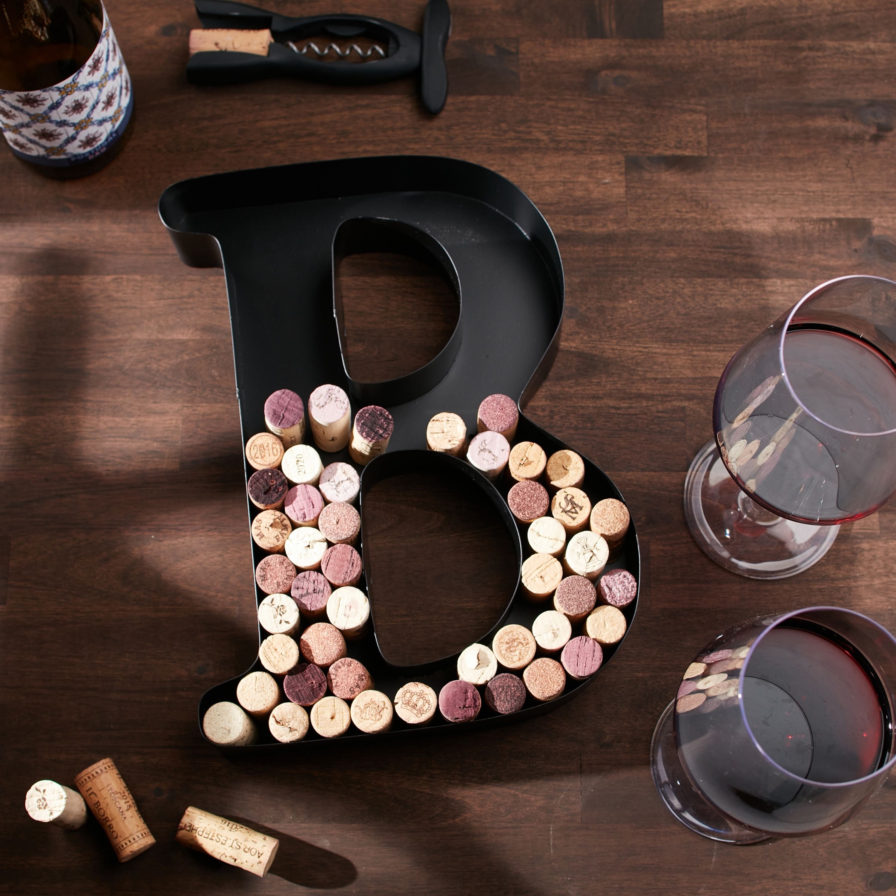 Wine Cork Holder Wine Cork Holder Letters and Symbols