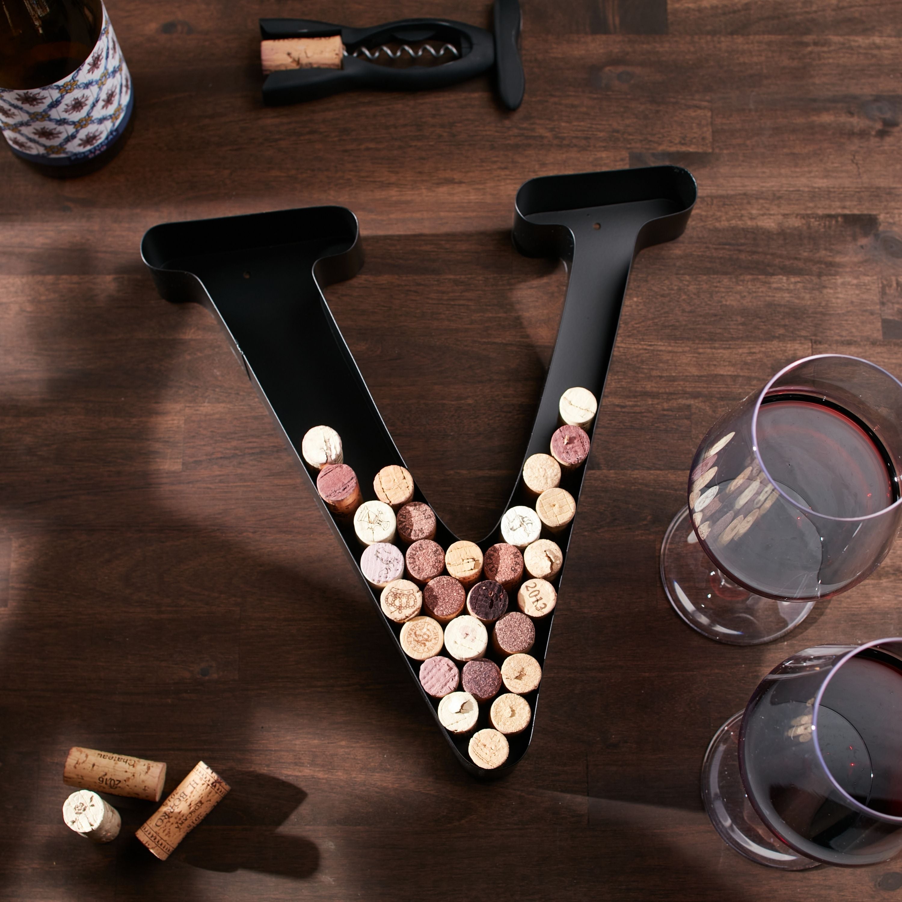 Wine Cork Holder Wine Cork Holder Letters and Symbols