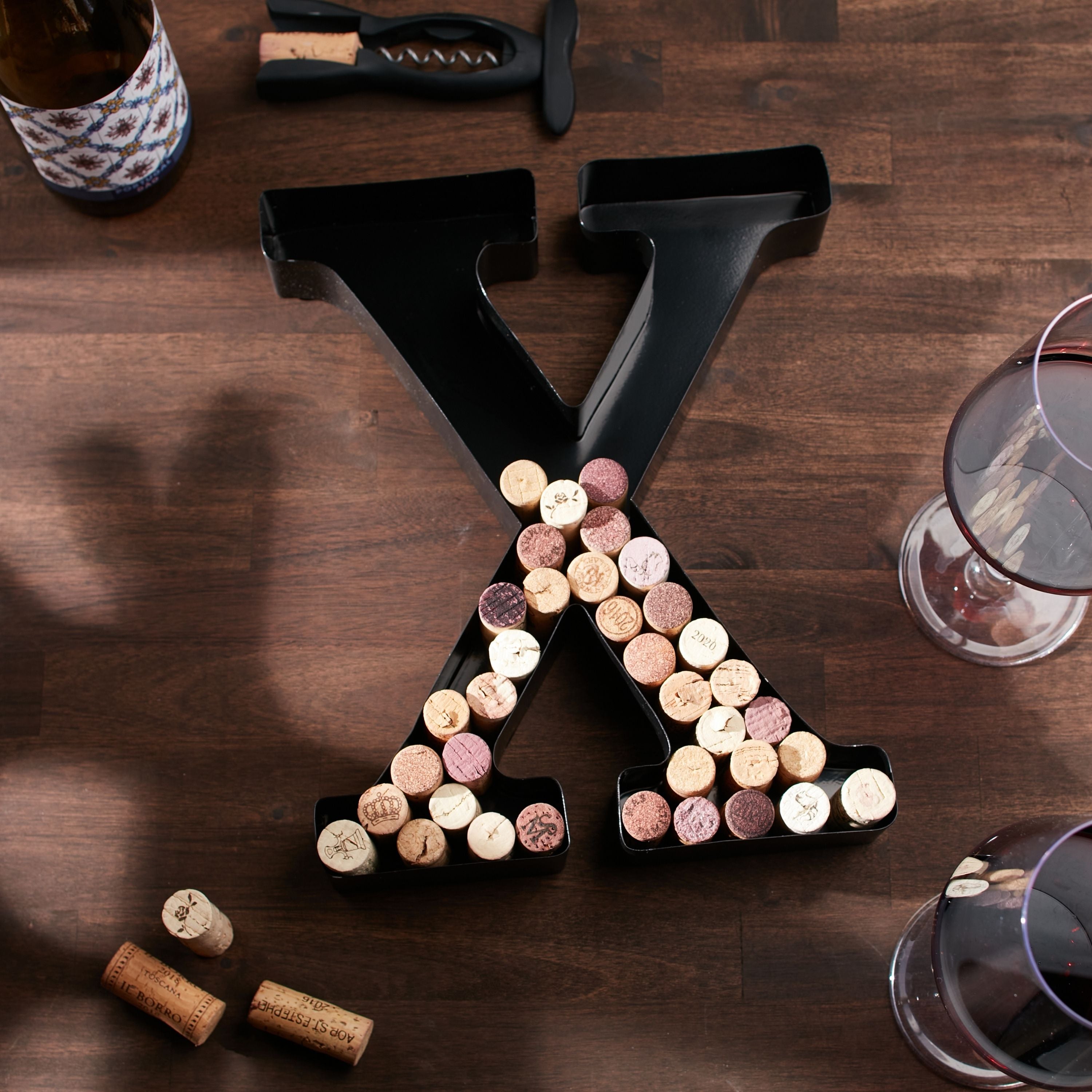 Wine Cork Holder Wine Cork Holder Letters and Symbols