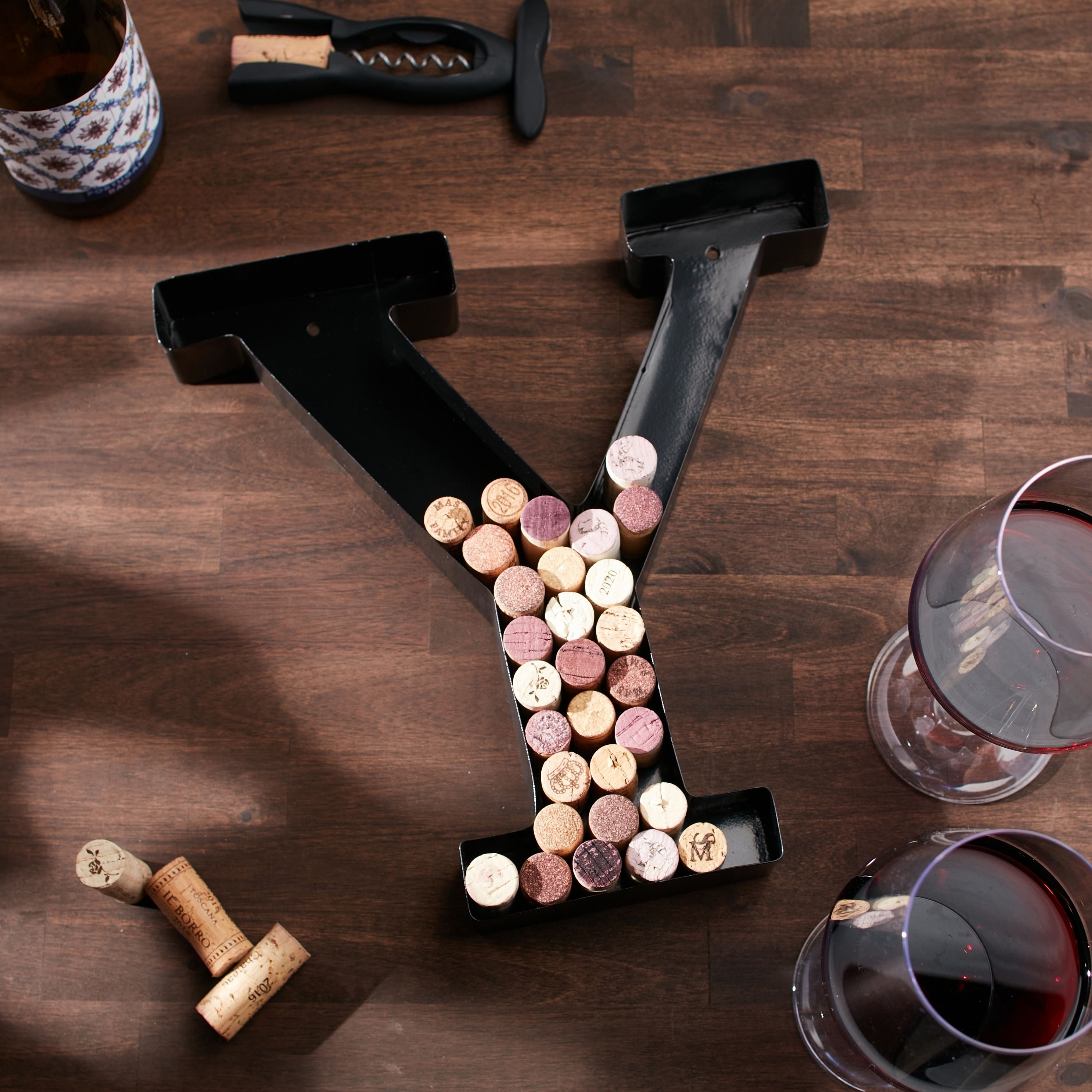 Wine Cork Holder Wine Cork Holder Letters and Symbols