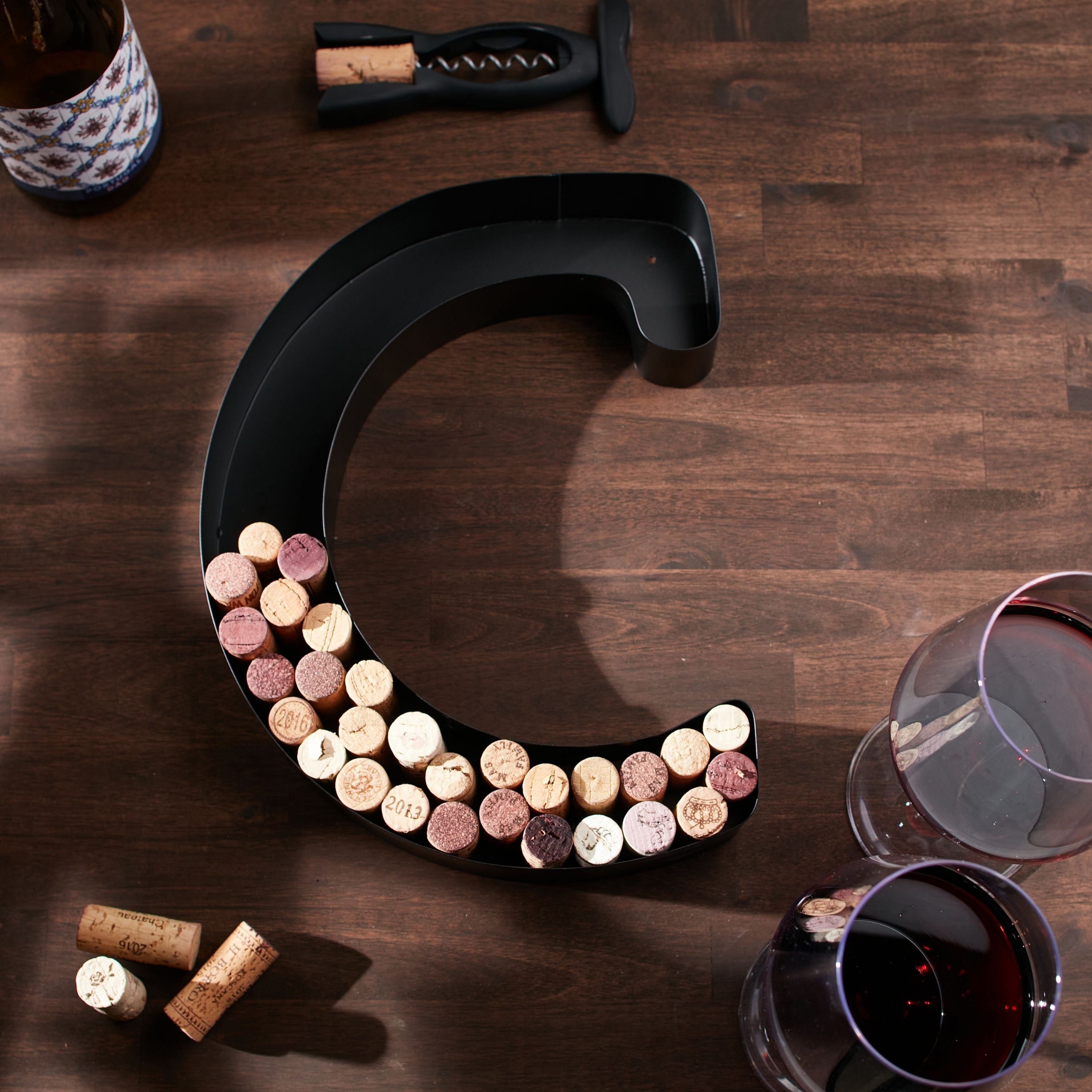 Wine Cork Holder Wine Cork Holder Letters and Symbols