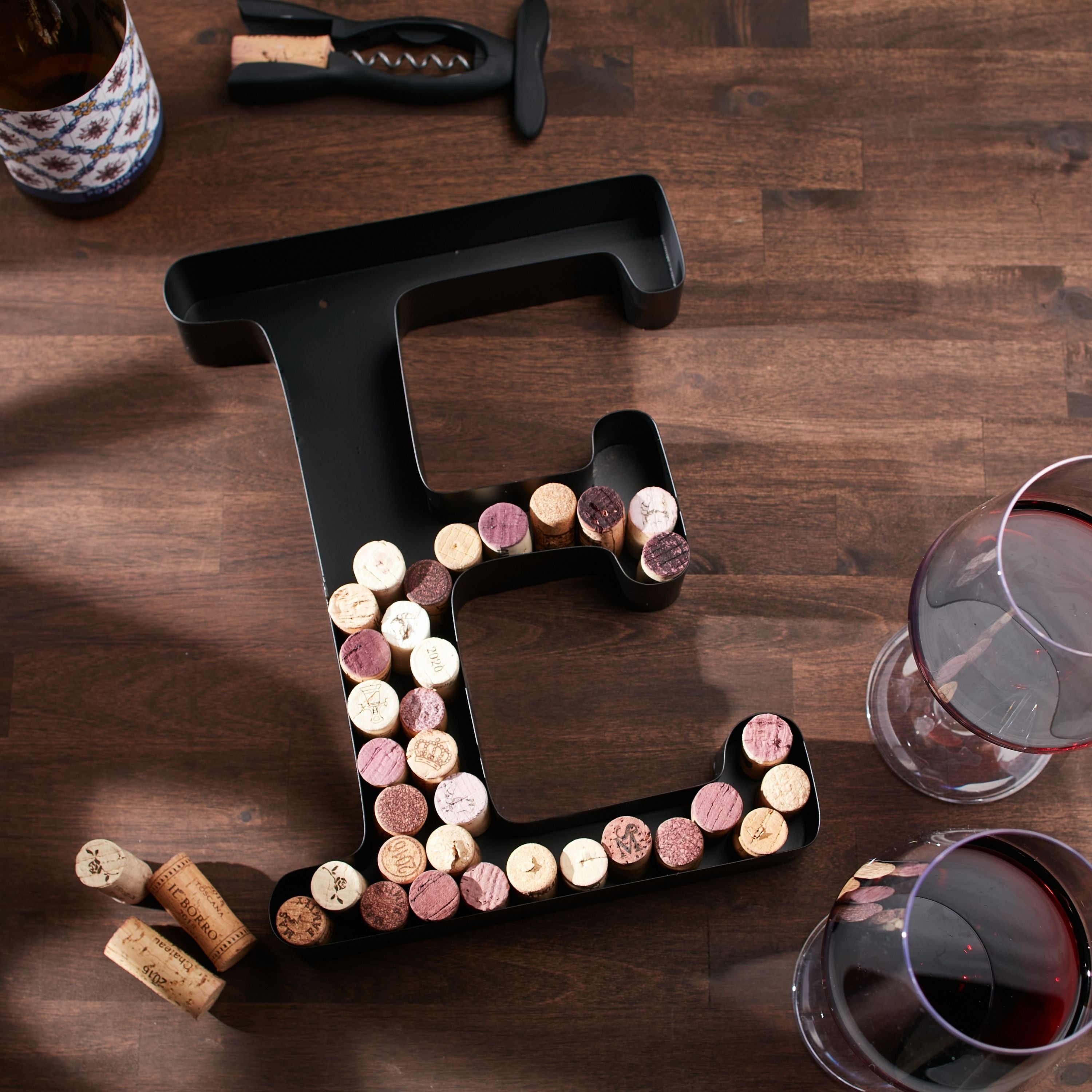 Wine Cork Holder Wine Cork Holder Letters and Symbols