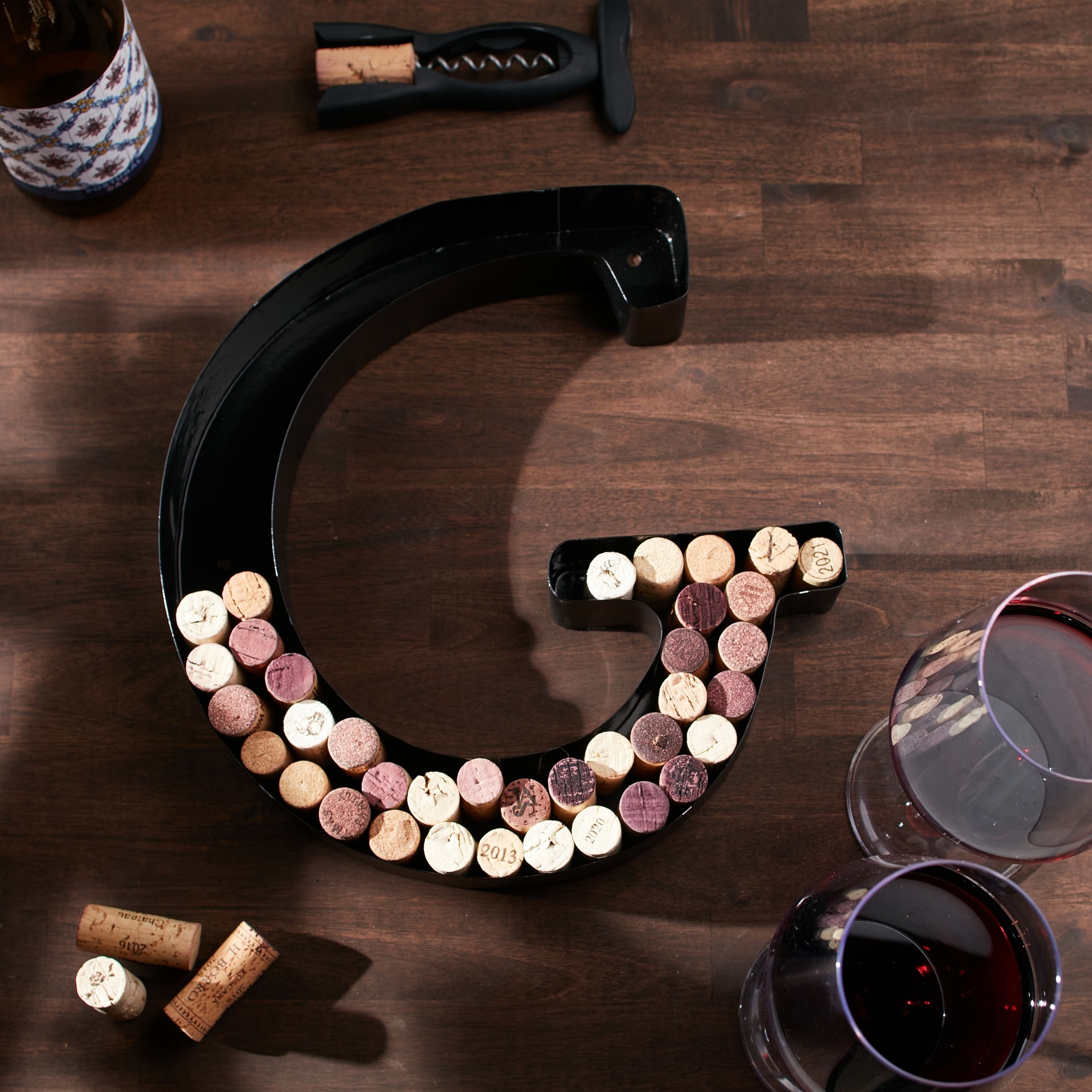 Wine Cork Holder Wine Cork Holder Letters and Symbols