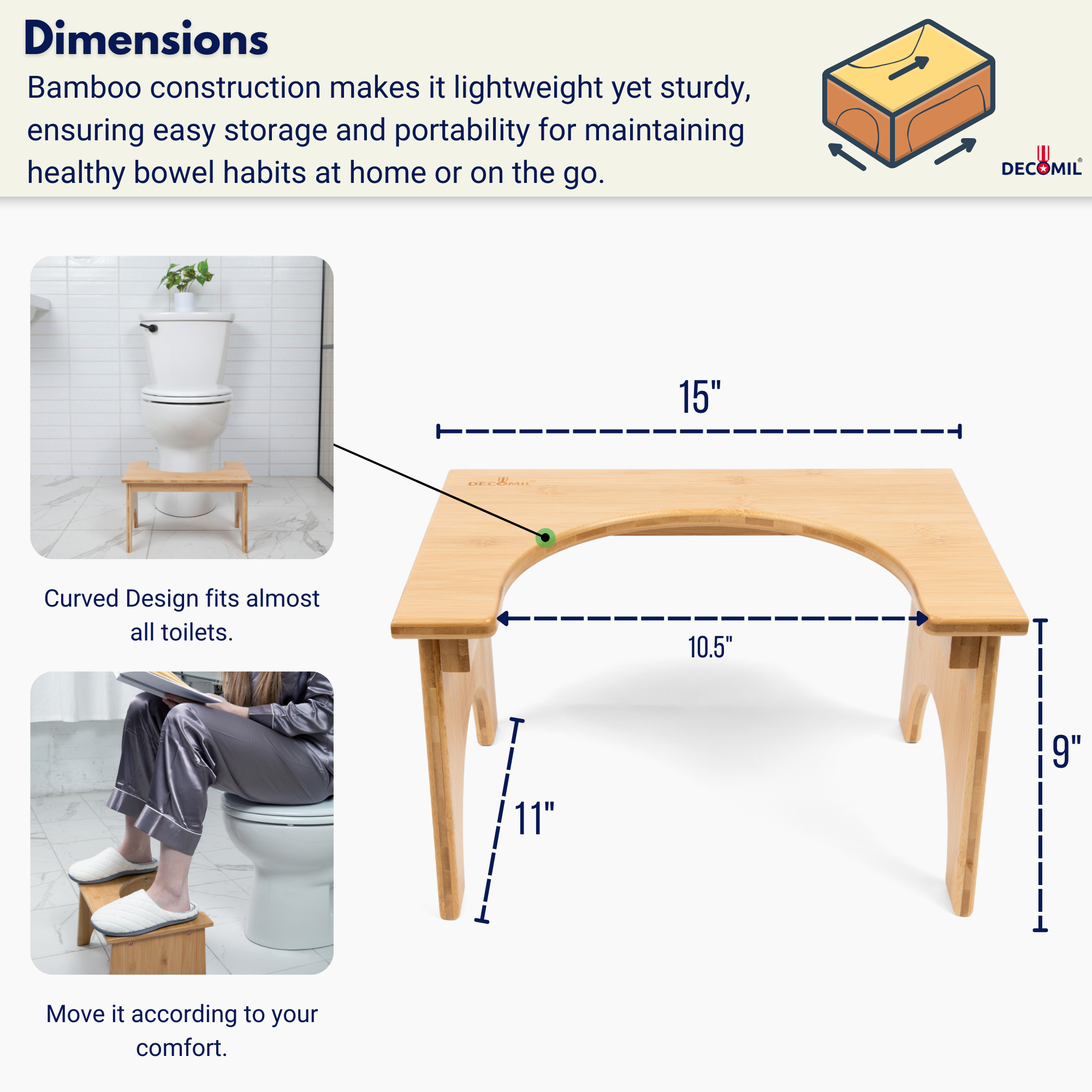 Toilet Stool, Bathroom Step Stool, Bathroom, Bathroom Products, Toilet Stool For Kids, Ergonomic Toilet Stool, Bathroom Gift, Toilet Stool For Adult