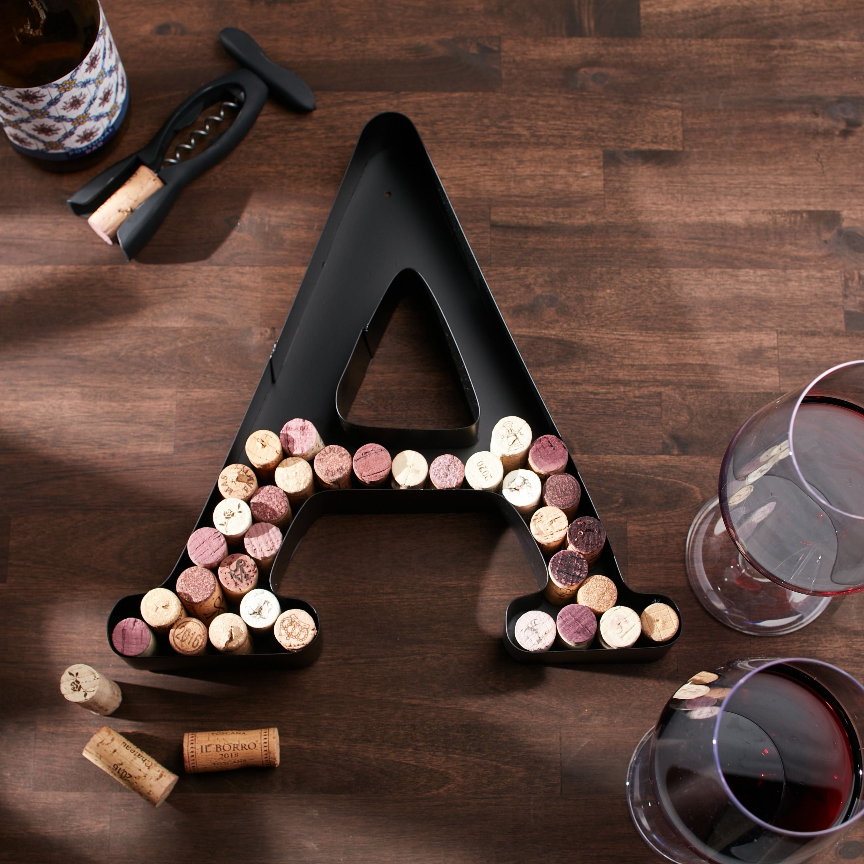 Wine Cork Holder Wine Cork Holder Letters and Symbols