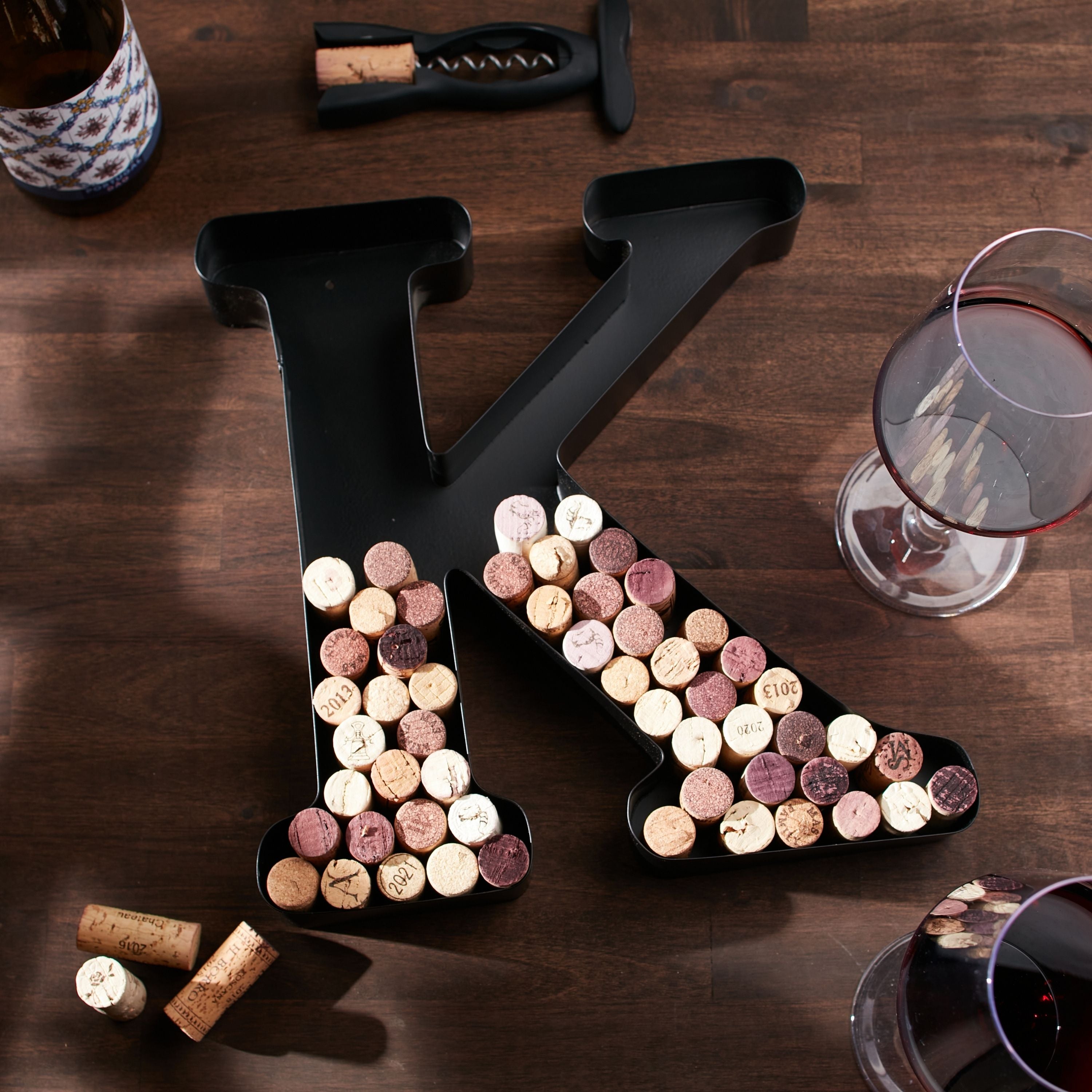 Wine Cork Holder Wine Cork Holder Letters and Symbols