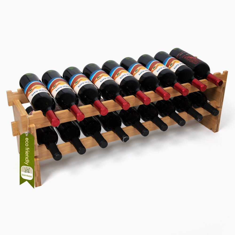 bamboo wine racks 