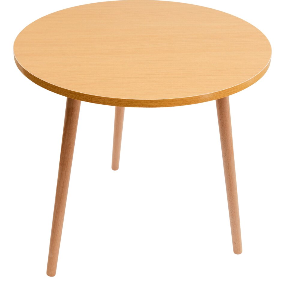 Round Side Table Small Side Table Industrial End Table - Decomil