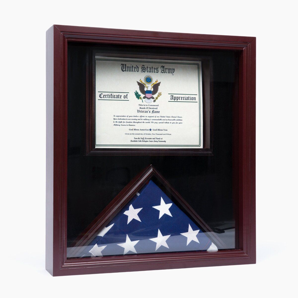 3x5  Flag Display Case Document Holder, Document Display Case Frame Design-8