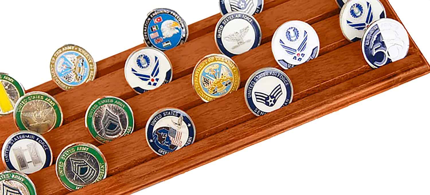 4 Rows Challenge Coin Holder Case