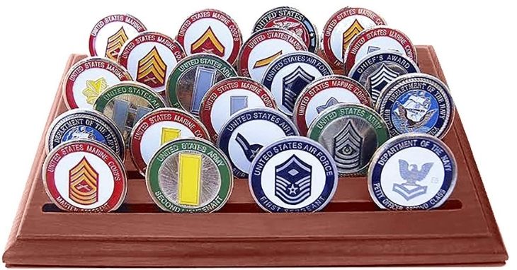 Challenge Coin Display (6 Rows, Medium) 1