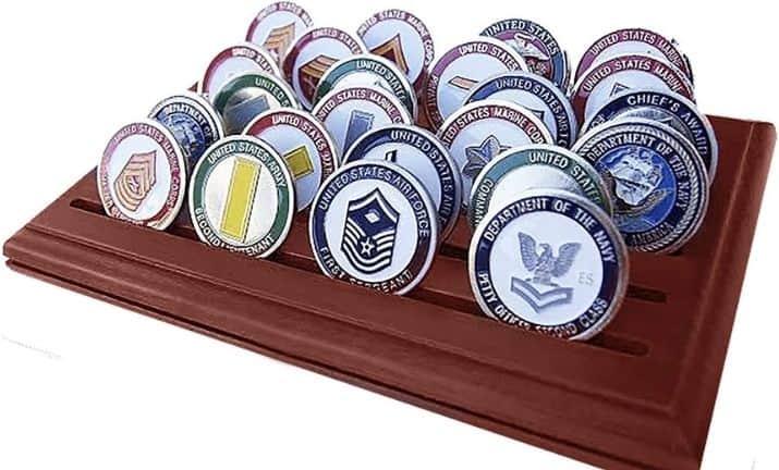 Challenge Coin Display (6 Rows, Medium) 2