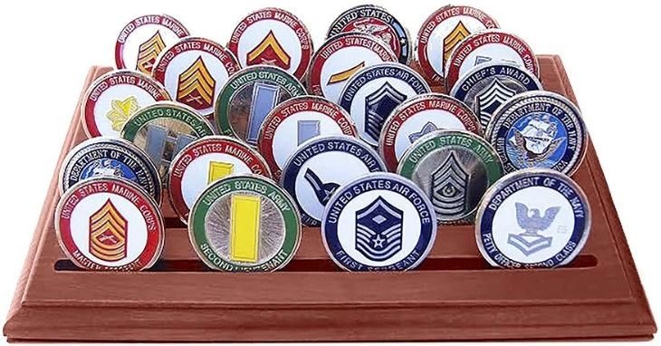 Challenge Coin Display (6 Rows, Medium) 3