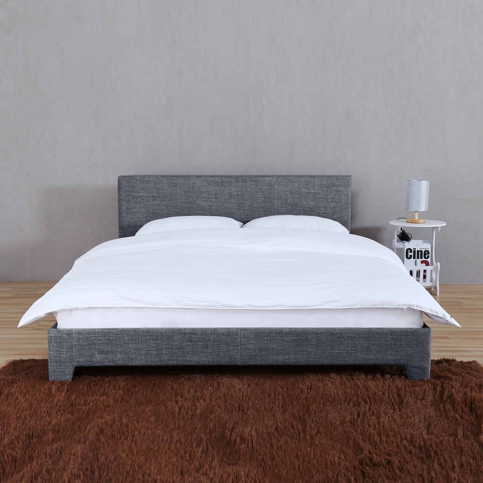 Bed Frame with Headboard Upholstered Platform Bed Frame - 2